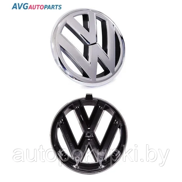 Эмблема VW GOLF6 2009-2014, в решетку радиатора 140мм, 322036 - фото 2 - id-p178246870