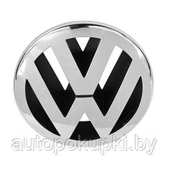 Эмблема VW GOLF6  в решетку радиатора 130мм, 322040