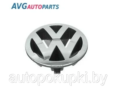 Эмблема VW Touareg 2002-2007 в решетку радиатора 145mm,  322041