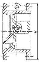 Клапаны обратные 19ч24бр Ду400