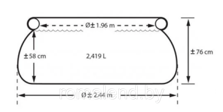 Надувной бассейн Intex Easy Set / 56920/28120NP (305x76) - фото 2 - id-p178247988