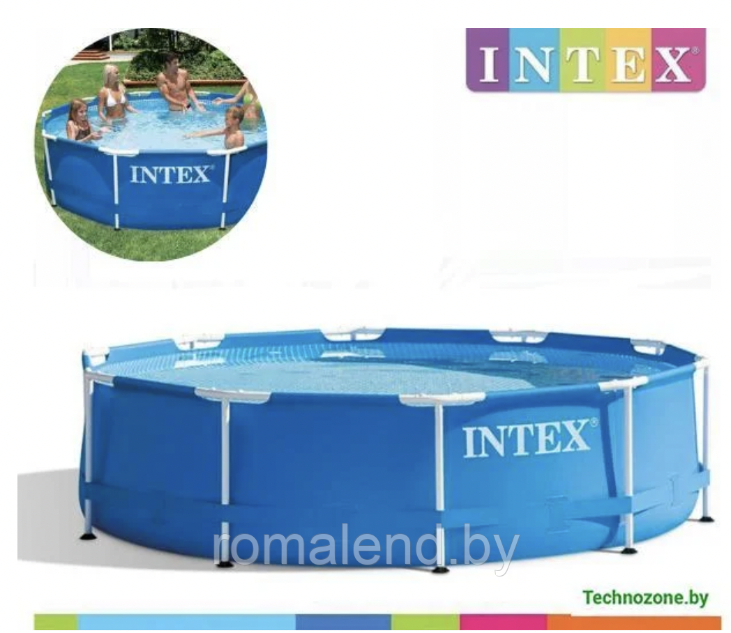 Бассейн каркасный Intex Metal Frame 366x76 см (28210NP) (ID#178248295),  цена: 570 руб., купить на Deal.by