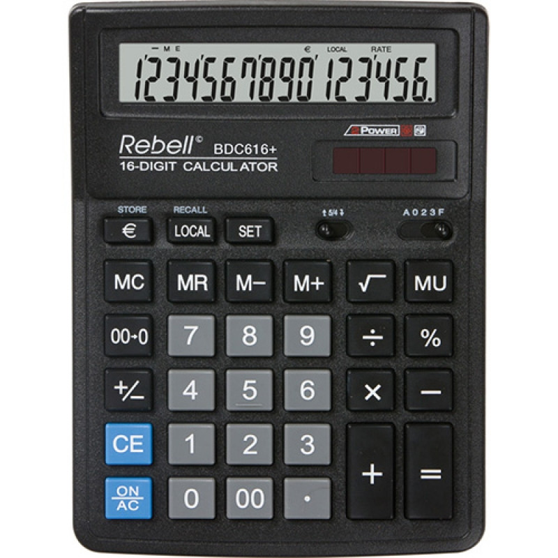 Калькулятор 12р. RE-BDC412 BX (SDC444+) Rebell