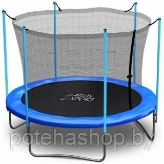 С внутренней сеткой Atlas Sport Батут Atlas Sport 252 см (8ft) с внутренней сеткой и лестницей BLUE, фото 2