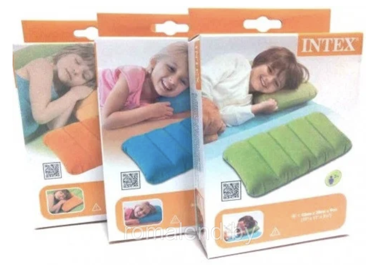 Надувная подушка Intex детская (с 3 лет), размер 43х28х9 см, арт.68676NP - фото 2 - id-p178250641