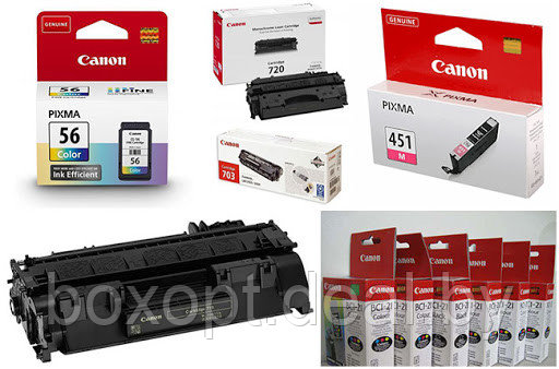 Струйные картриджи для принтера Canon (оригинал), все модели - фото 1 - id-p178256816