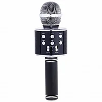 Беспроводной караоке-микрофон WSTER WS-858 (оригинал) Черный, фото 1