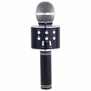 Беспроводной караоке-микрофон WSTER WS-858 (оригинал) Черный, фото 2