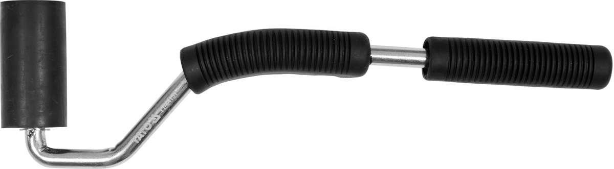 YT-44151 Валик прижимной резиновый 38х75мм со стальной ручкой 370мм, YATO - фото 2 - id-p178262572