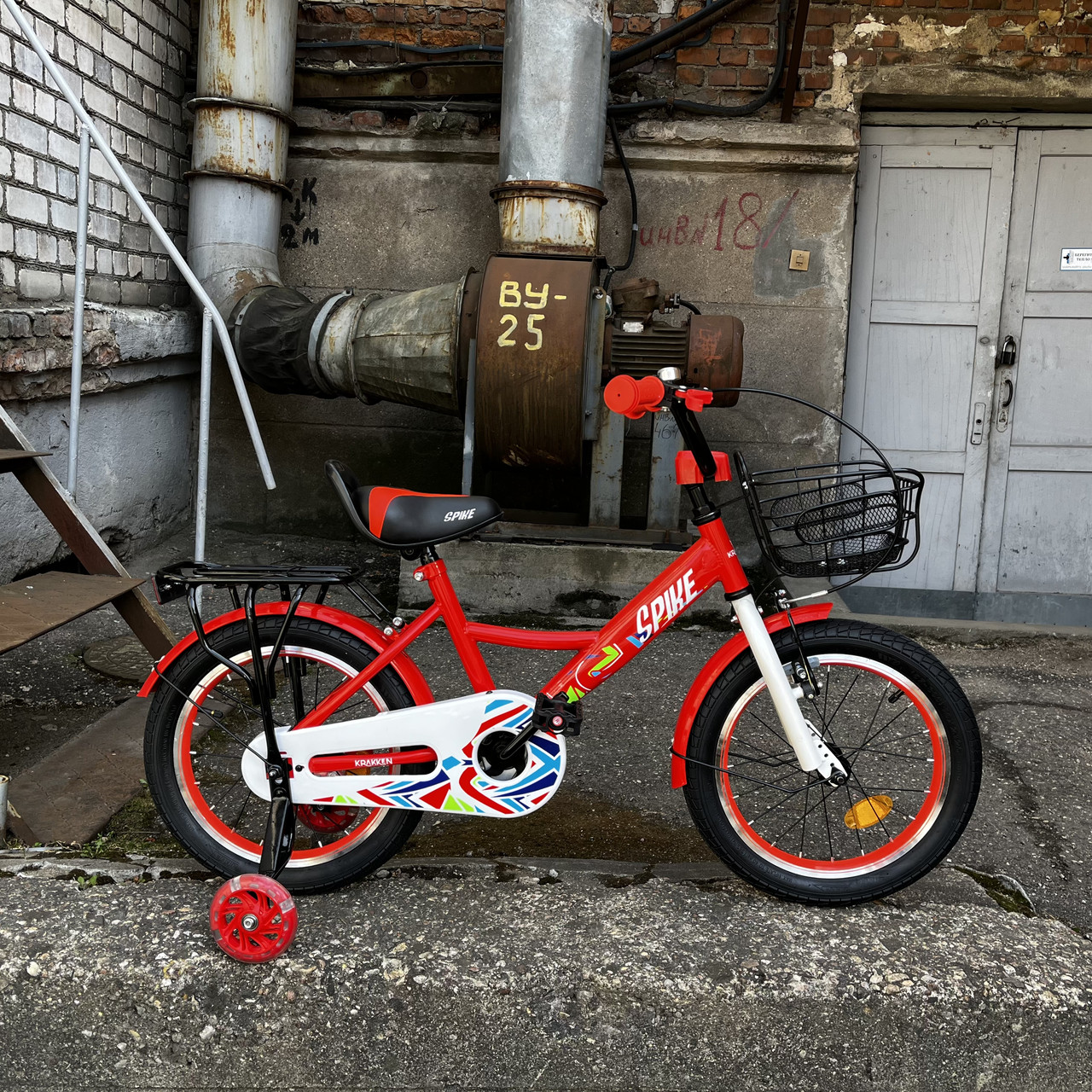 Велосипед детский Krakken Spike 16" красный