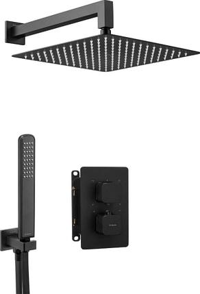Deante Box BXYZNECT система скрытого монтажа, цвет черный, термостат, фото 2