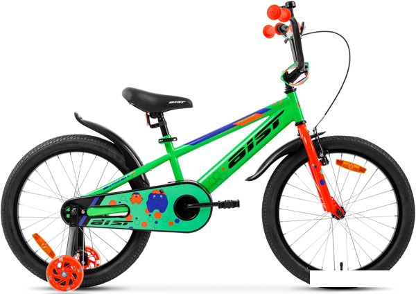 Детский велосипед AIST Pluto 16 2021 (зеленый)
