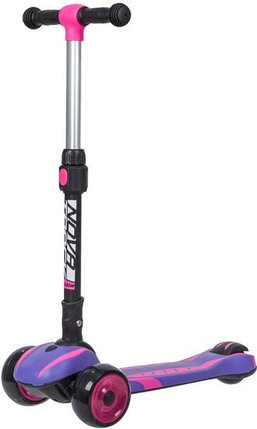 Самокат Novatrack Rainbow Car Girl Pro 120CGP.RAINBOW.VT20 (фиолетовый), фото 2