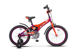Велосипед Stels Jet 18" Z010 (фиолетово-оранжевый)
