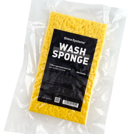 Wash Sponge - Губка крупноячеистая для мойки кузова | Shine Systems | 20х12х6см - фото 3 - id-p164276970