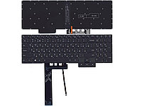 Клавиатура для ноутбука Lenovo IdeaPad Gaming 3 15ARH05 черная с подсветкой