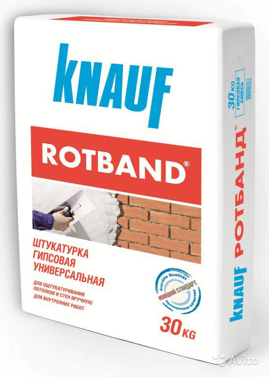 Штукатурка Knauf Rotband 5 кг - фото 3 - id-p22392912