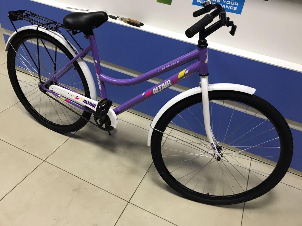 Велосипед ALTAIR City 28 low - Фиолетовый - фото 9 - id-p178283252