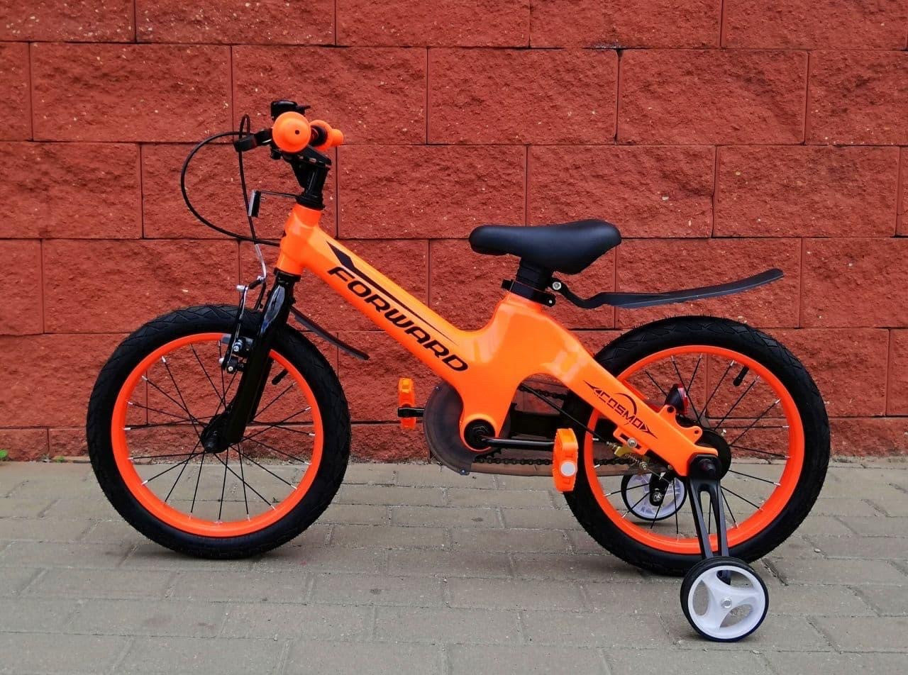 Велосипед детский Forward Cosmo 16" 2.0 оранжевый - фото 1 - id-p121195376
