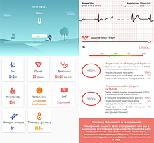 Браслет Здоровья Health Watch 21 в 1 - ЭКГ, Давление, Пульс, Кислород, Температура, Иммунитет, фото 3