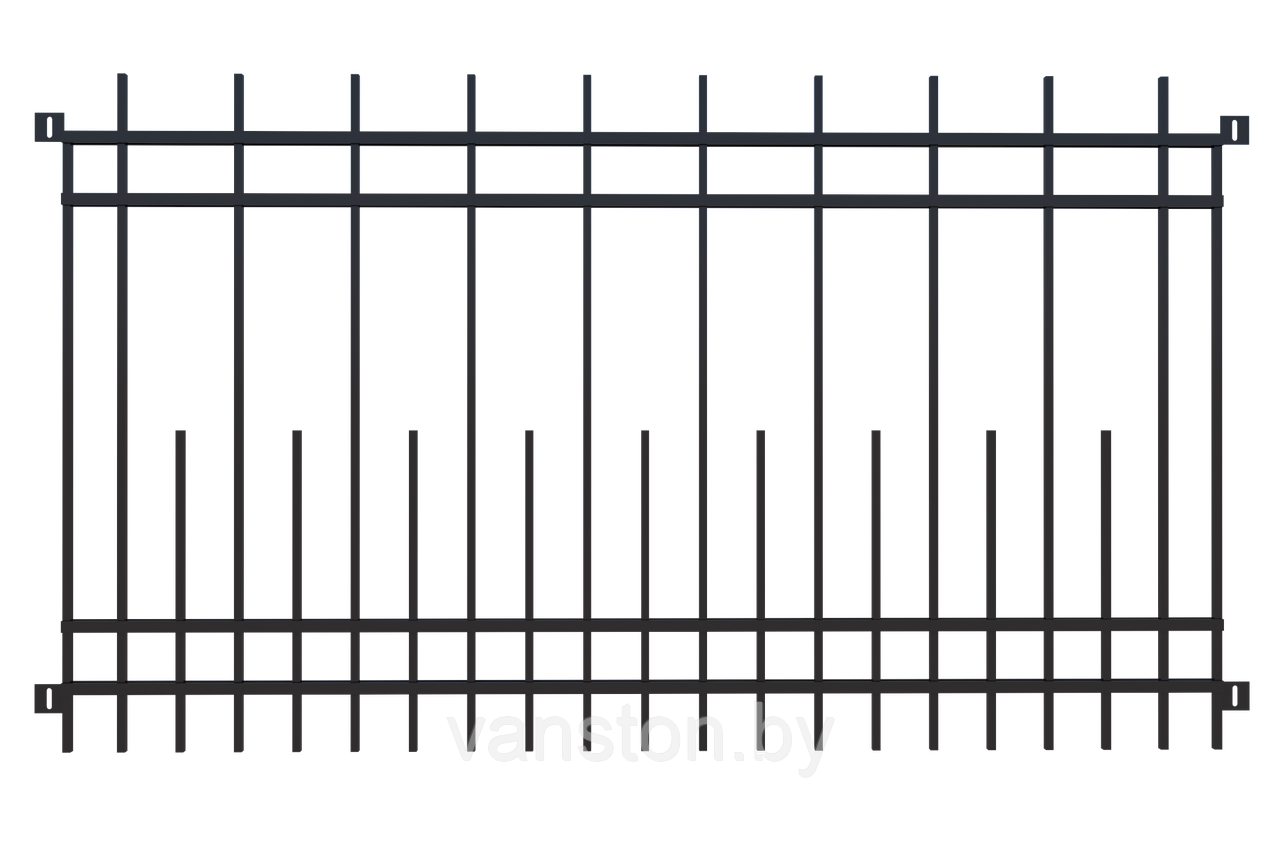 Забор металлический ЗМ-11