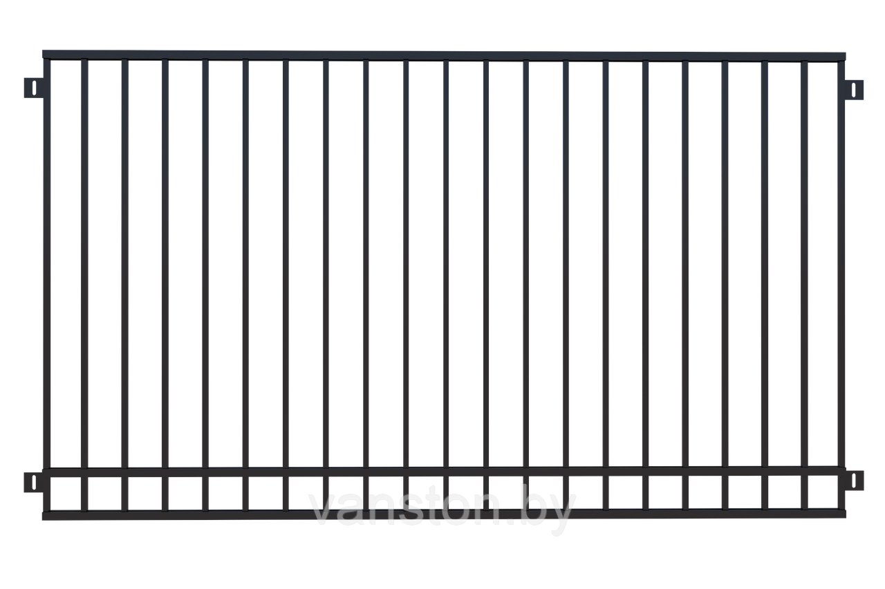 Забор металлический ЗМ-13 - фото 1 - id-p178301059
