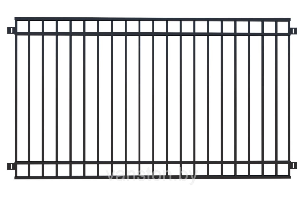 Забор металлический ЗМ-14 - фото 1 - id-p178301062