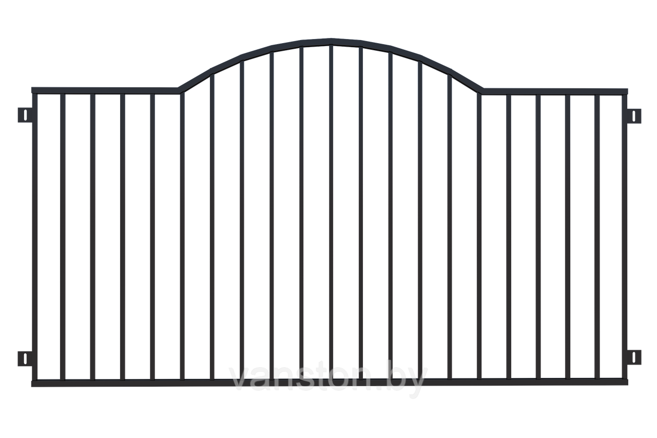 Забор металлический ЗМ-21 - фото 1 - id-p178301140