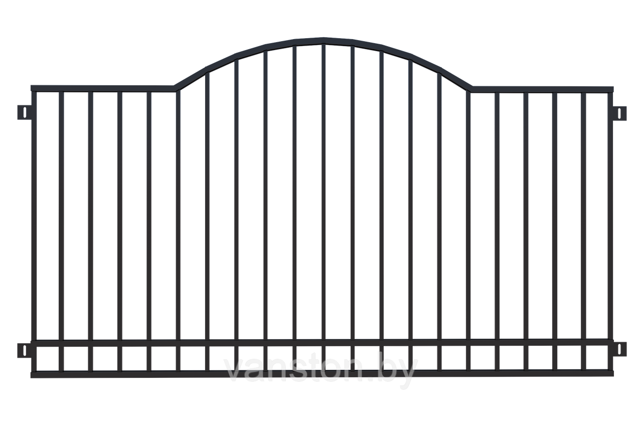 Забор металлический ЗМ-22 - фото 1 - id-p178301145