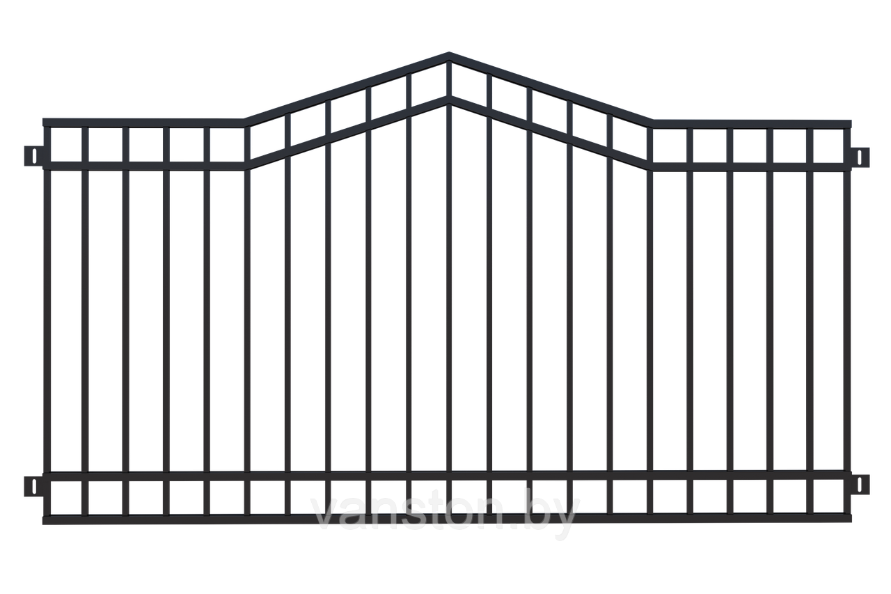 Забор металлический ЗМ-26 - фото 1 - id-p178301163
