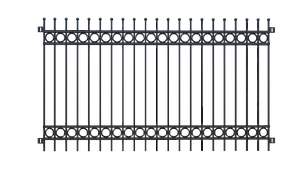 Забор металлический "Кольцо", тип 3