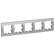 ATN000305 Atlasdesign 5-постовая рамка, универсальная, алюминий