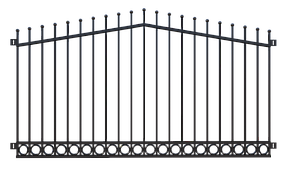 Забор металлический "Кольцо", тип 23
