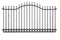 Забор металлический "Кольцо", тип 25