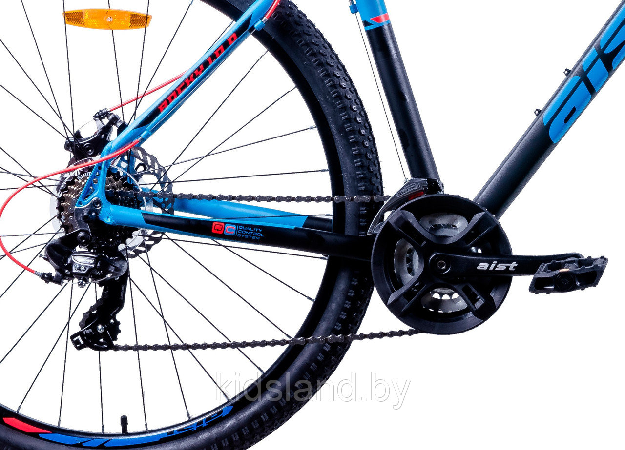 Велосипед Aist Rocky 1.0 Disc 29" (сине-черный) - фото 7 - id-p178303762