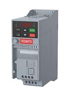 Частотный преобразователь VEDA VF-51-P1K5-0007-L5-S2-E20-B-H+PAN, Uвх: 1-х 230В, Uвых: 3х230В, 1,5 кВт