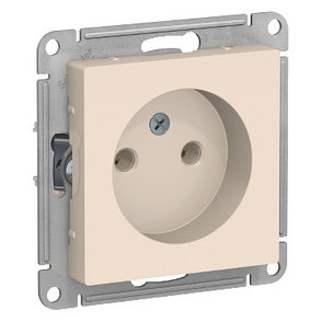 ATN000241 Atlasdesign розетка без заземления, 16А, механизм, бежевый, фото 2