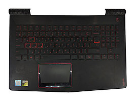 Верхняя часть корпуса (Palmrest) Lenovo Legion Y520-15 с клавиатурой  и тачпадом, с подсветкой, черный, RU
