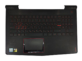 Верхняя часть корпуса (Palmrest) Lenovo Legion Y520-15 с клавиатурой  и тачпадом, с подсветкой, черный, RU