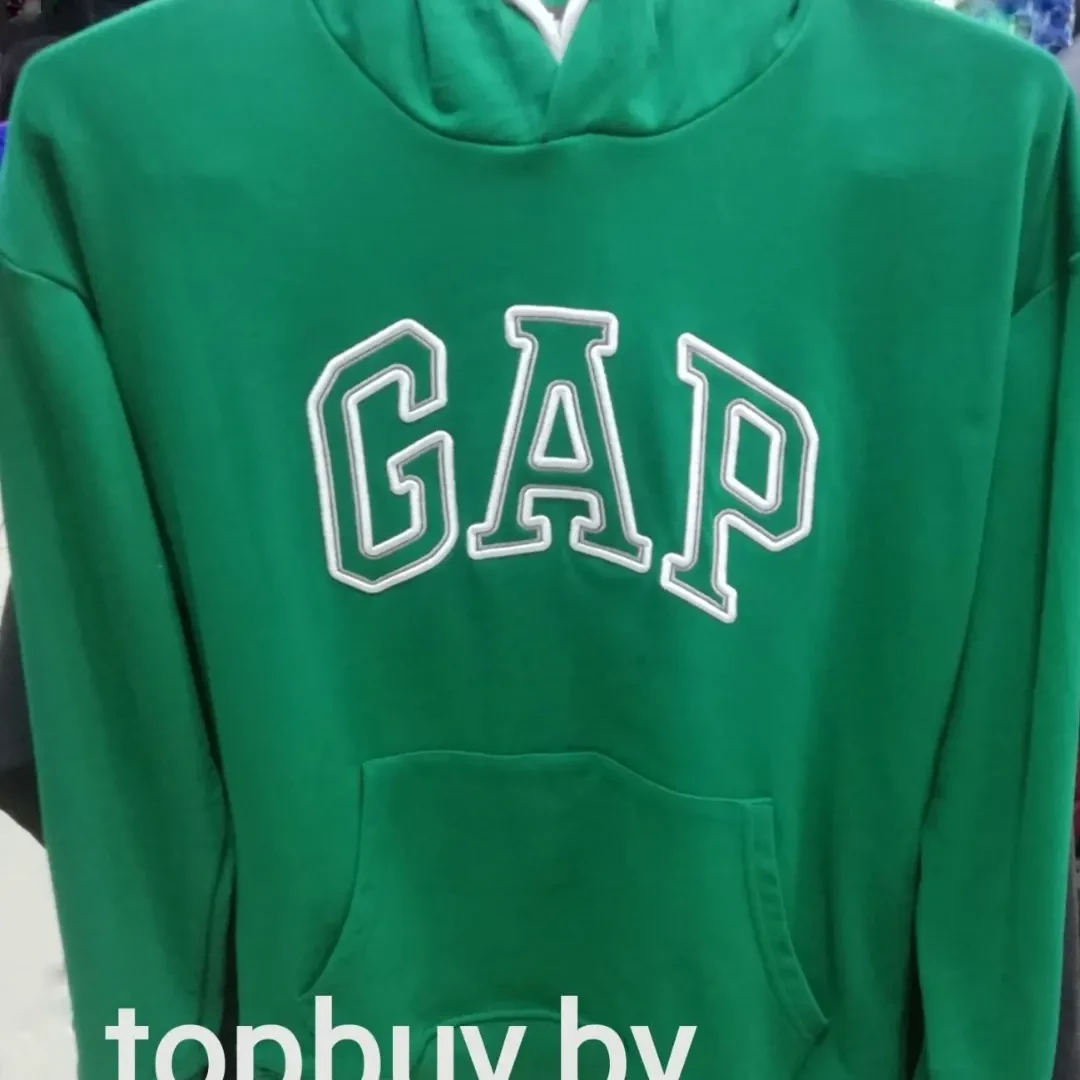 Худи с логотипом GAP, зелёное.