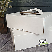 Коробка "До Box" с ручкой 320х280х110 белая