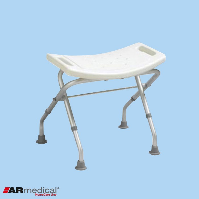 Душевой стул складной для инвалидов ARmedical AR205 (Алюминий - фото 1 - id-p121442789