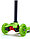 Самокат 3-х колесный Atemi Super Rider AKC02B 118/80мм зеленый (светящиеся колеса), фото 5