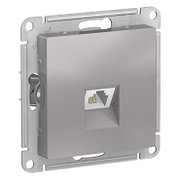 ATN000381 Atlasdesign розетка телефонная RJ11, механизм, алюминий