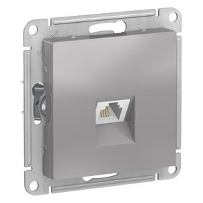 ATN000391 Atlasdesign TV розетка оконечная 1DB, механизм, алюминий, фото 2