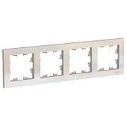 ATN000404 Atlasdesign 4-постовая рамка, универсальная, жемчуг
