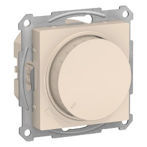 ATN000234 Atlasdesign СВЕТОРЕГУЛЯТОР (диммер) поворотно-нажимной, 315Вт, мех., бежевый, фото 2