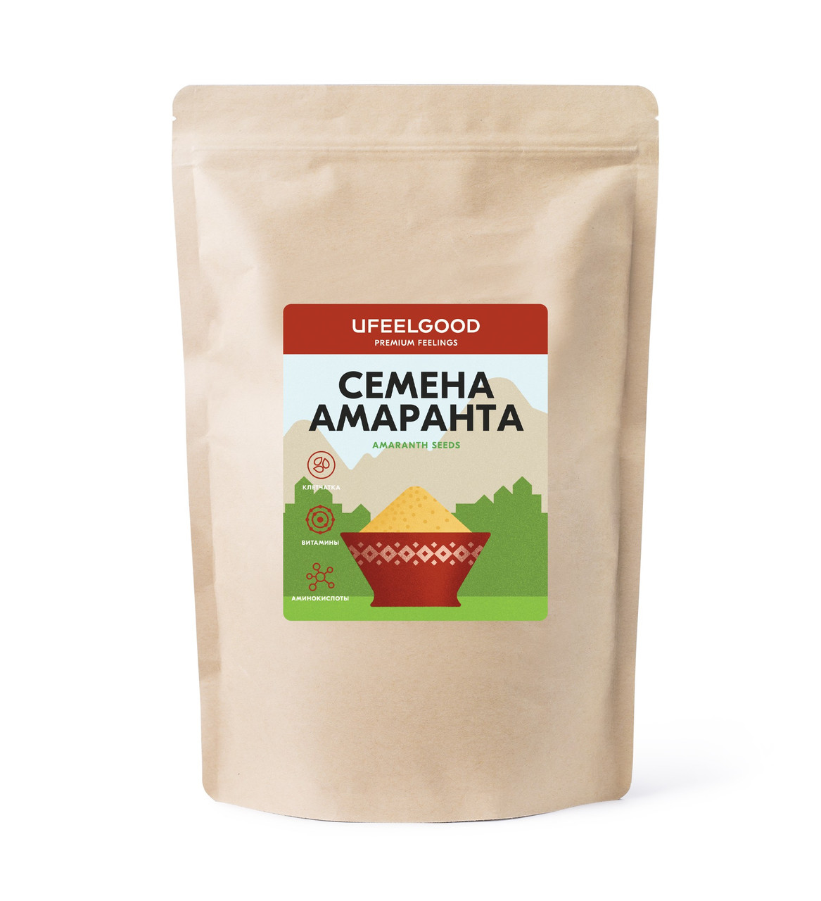 Семена амаранта, 200 гр UFEELGOOD
