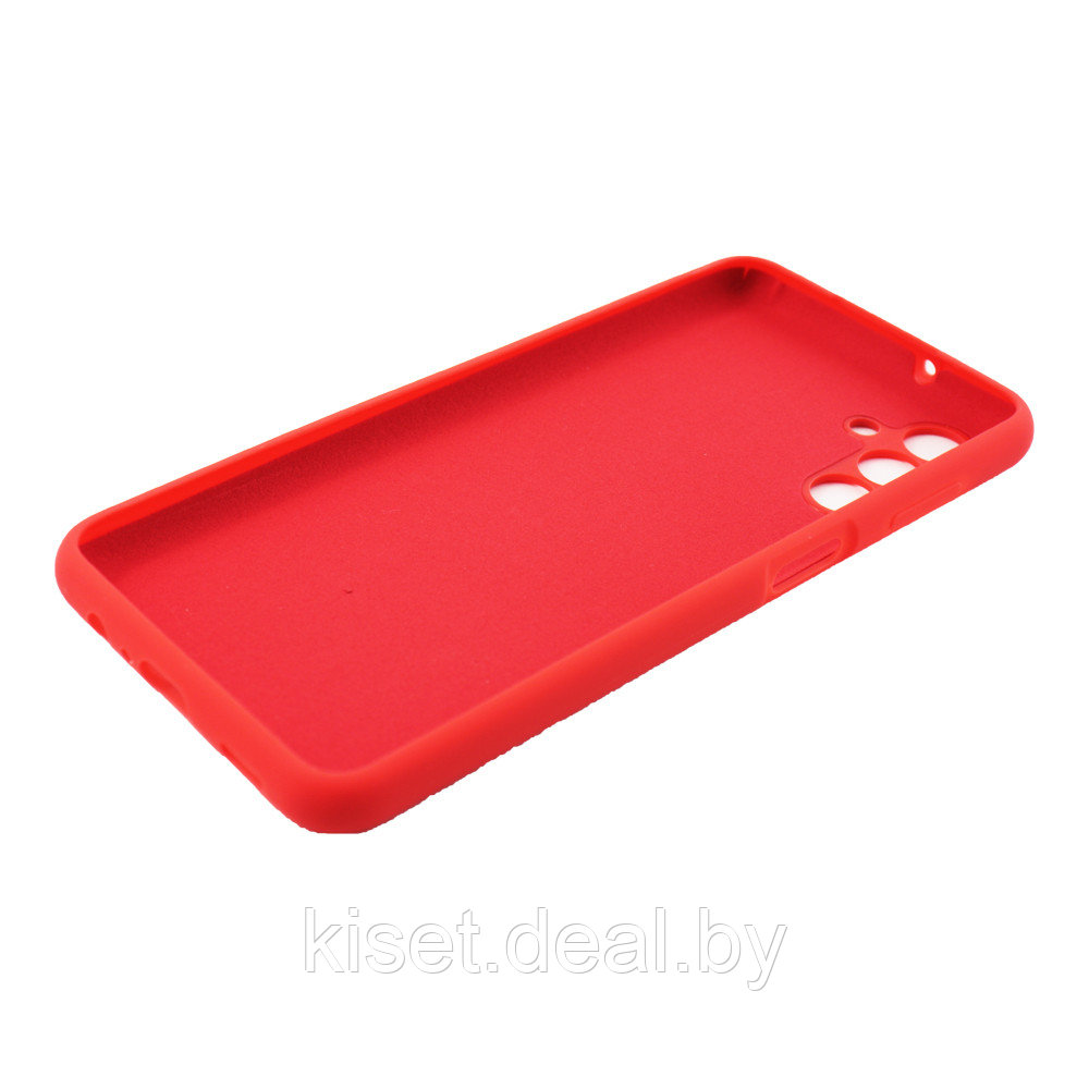 Soft-touch бампер KST Silicone Cover для Samsung Galaxy A13 5G красный с закрытым низом - фото 2 - id-p178327187