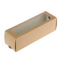 Коробка Крафт для макаронс 18*5,5*5,5 см